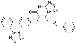 CAS#: 168152-93-0, 7-(Phenylmethoxymethyl)-6-[[4-[2-(2H-Tetrazol-5-Yl)Phenyl]Phenyl]Methyl]-1H-[1,2,4]Triazolo[1,5-a]Pyrimidin-5-One