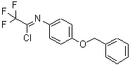 CAS#: 168267-73-0, (1Z)-N-[4-(Benzyloxy)phenyl]-2,2,2-trifluoroethanimidoyl chloride
