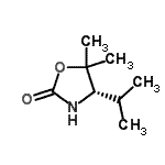 CAS 登录号：168297-86-7， (4S)-4-异丙基-5,5-二甲基-1,3-恶唑烷-2-酮