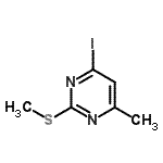 CAS#: 16879-42-8, 4-Iodo-6-Methyl-2-(Methylsulfanyl)Pyrimidine