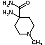 CAS 登录号：168818-63-1， 4-氨基-1-甲基-哌啶-4-甲酰胺