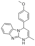 CAS#: 169132-73-4, 4-(4-Methoxyphenyl)-2-Methyl-1,4-Dihydropyrimido[1,2-a]Benzimidazole
