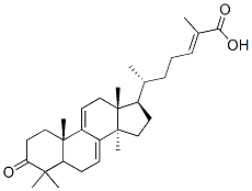 CAS 登录号：16929-95-6， 3-氧代-羊毛甾-7,9(11),24-三烯-26-酸