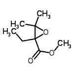 CAS 登录号：169611-42-1， 甲基2-乙基-3,3-二甲基-2-环氧乙烷羧酸酯