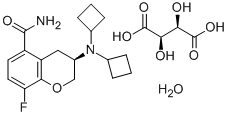 CAS 登录号：169758-66-1， (3R)-3-(二(环丁基)氨基)-8-氟色满-5-甲酰胺