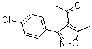 CAS 登录号：169814-48-6， 1-[3-(4-氯苯基)-5-甲基-4-异恶唑基]-乙酮