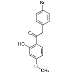 CAS#: 170014-23-0, 2-(4-Bromophenyl)-1-(2-Hydroxy-4-Methoxyphenyl)Ethanone