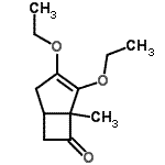 CAS 登录号：170118-01-1， 3,4-二乙氧基-5-甲基双环[3.2.0]庚-3-烯-6-酮