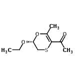 CAS#: 170161-58-7, 1-[(6R)-6-Ethoxy-2-Methyl-5,6-Dihydro-1,4-Oxathiin-3-Yl]Ethanone