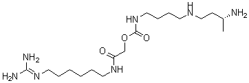 CAS#: 170368-04-4, 6-(Diaminomethylideneamino)Hexylcarbamoylmethyl N-[4-[[(3R)-3-Aminobutyl]Amino]Butyl]Carbamate