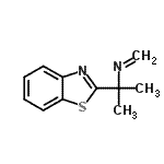 CAS 登录号：170438-27-4， N-[2-(1,3-苯并噻唑-2-基)-2-丙基]甲亚胺