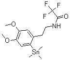 CAS#: 170465-14-2, N-[2-[4,5-Dimethoxy-2-(Trimethylstannyl)Phenyl]Ethyl]-2,2,2-Trifluoro-Acetamide