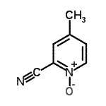 CAS#: 170487-39-5, 4-Methyl-2-Pyridinecarbonitrile 1-Oxide
