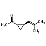 CAS 登录号：170552-91-7， 1-[(1S,2R)-2-(2-甲基-1-丙烯-1-基)环丙基]乙酮