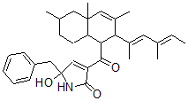CAS#: 170591-45-4, 3-[3,4a,6-Trimethyl-2-[(2E,4E)-4-Methylhexa-2,4-Dien-2-Yl]2,5,6,7,8,8a-Hexahydro-1H-Naphthalene-1-Carbonyl]-5-Hydroxy-5-(Phenylmethyl)-1H-Pyrrol-2-One
