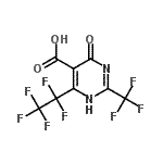 CAS 登录号：170865-76-6， 4-氧代-6-(五氟乙基)-2-(三氟甲基)-1,4-二氢-5-嘧啶羧酸