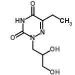 CAS#: 170872-51-2, 2-(2,3-Dihydroxypropyl)-6-Ethyl-1,2,4-Triazine-3,5(2H,4H)-Dione