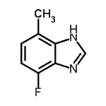 CAS#: 170918-34-0, 4-Fluoro-7-Methyl-1H-Benzimidazole