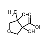 CAS#: 170996-46-0, 3-Hydroxy-4,4-Dimethyltetrahydro-3-Furancarboxylic Acid