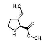 CAS#: 171232-78-3, Methyl (3S)-3-Ethyl-L-Prolinate