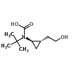 CAS#: 171550-09-7, [(1R,2S)-2-(2-Hydroxyethyl)Cyclopropyl](2-Methyl-2-Propanyl)Carbamic Acid
