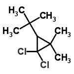 CAS#: 17171-92-5, 1,1-Dichloro-2,2-Dimethyl-3-(2-Methyl-2-Propanyl)Cyclopropane