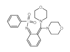 CAS#: 17173-09-0, (NE)-N-[6-(Dimorpholin-4-Ylmethylidene)-1-Cyclohexa-2,4-Dienylidene]Benzenesulfonamide