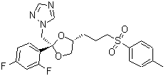 CAS#: 171764-49-1, 1-[[(2S,4R)-2-(2,4-Difluorophenyl)-4-[3-(p-Tolylsulfonyl)Propyl]-1,3-Dioxolan-2-Yl]Methyl]-1,2,4-Triazole