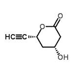 CAS#: 171895-59-3, (4R,6R)-6-Ethynyl-4-Hydroxytetrahydro-2H-Pyran-2-One