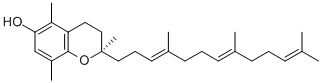 CAS 登录号：1721-51-3， (2R)-2,5,7,8-四甲基-2-[(3E,7E)-4,8,12-三甲基十三-3,7,11-三烯基]色满-6-醇