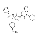 CAS#: 172168-08-0, N-Benzoyl-O,alpha-Dimethyl-D-Tyrosyl-N-Cyclohexyl-L-Phenylalaninamide