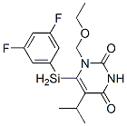 CAS 登录号：172256-09-6， 6-(3,5-二氟苯基)硒基-1-(乙氧基甲基)-5-丙-2-基嘧啶-2,4-二酮
