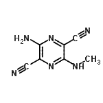 CAS#: 172504-73-3, 3-Amino-6-(Methylamino)-2,5-Pyrazinedicarbonitrile