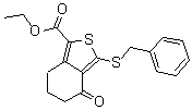 CAS#: 172516-35-7, Ethyl 3-(Benzylthio)-4-Oxo-4,5,6,7-Tetrahydrobenzo[c]Thiophene-1-Carboxylate