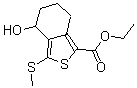 CAS#: 172516-36-8, 4,5,6,7-Tetrahydro-4-Hydroxy-3-(Methylthio)-Benzo[c]Thiophene-1-carboxylic Acid Ethyl Ester