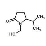 CAS 登录号：172537-44-9， 1-(羟基甲基)-5-异丙基-2-吡咯烷酮