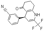 CAS#: 172649-40-0, 3-[(4S)-1,4,5,6,7,8-Hexahydro-5-Oxo-2-(Trifluoromethyl)-4-Quinolinyl]-Benzonitrile