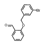 CAS 登录号：172685-68-6， 2-[(3-溴苄基)氧基]苯甲醛