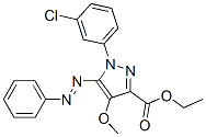 CAS#: 172701-50-7, Ethyl 1-(3-Chlorophenyl)-4-Methoxy-5-Phenyldiazenylpyrazole-3-Carboxylate