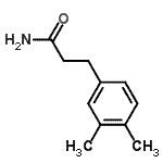 CAS 登录号：17283-13-5， 3-(3,4-二甲基苯基)丙酰胺