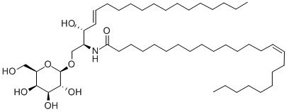 CAS 登录号：17283-91-9， N-Nervonyl Cerebroside