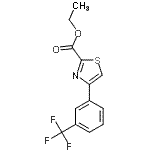 CAS 登录号：172848-59-8， 乙基4-[3-(三氟甲基)苯基]-1,3-噻唑-2-羧酸酯