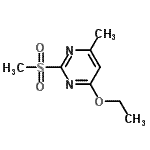 CAS 登录号：172899-14-8， 4-乙氧基-6-甲基-2-(甲基磺酰基)嘧啶