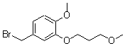 CAS 登录号：172900-73-1， 4-(溴甲基)-1-甲氧基-2-(3-甲氧基丙氧基)苯