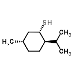 CAS 登录号：173006-99-0， (1S,2R,5S)-2-异丙基-5-甲基环己烷硫醇