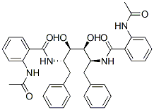 CAS#: 173094-16-1, 2-Acetamido-N-[(2S,3S,4R,5S)-5-[(2-Acetamidobenzoyl)Amino]-3,4-Dihydroxy-1,6-Di(Phenyl)Hexan-2-Yl]Benzamide