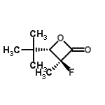 CAS 登录号：173163-29-6， (3S,4S)-3-氟-3-甲基-4-(2-甲基-2-丙基)-2-氧杂环丁酮