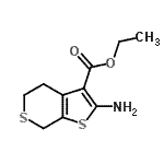 CAS#: 173281-01-1, Ethyl 2-Amino-4,7-Dihydro-5H-Thieno[2,3-c]Thiopyran-3-Carboxylate