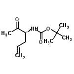 CAS#: 173423-97-7, 2-Methyl-2-Propanyl [(3R)-2-Oxo-5-Hexen-3-Yl]Carbamate