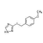 CAS#: 17357-75-4, 5-[(4-Methoxybenzyl)Sulfanyl]-1H-1,2,4-Triazole